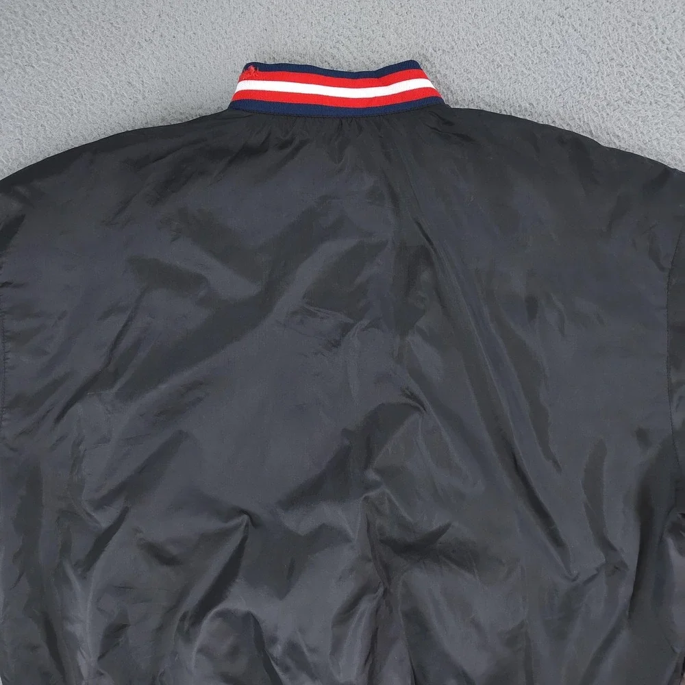 Vintage Atlanta Braves Jacket Pullover Mens XL Pro Player Reversible Blue 90s